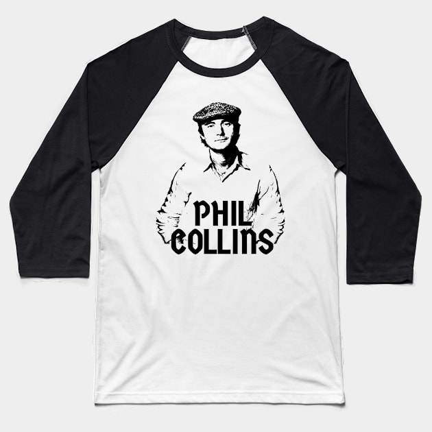 phil collins young black and white Baseball T-Shirt by mnd_Ξkh0s